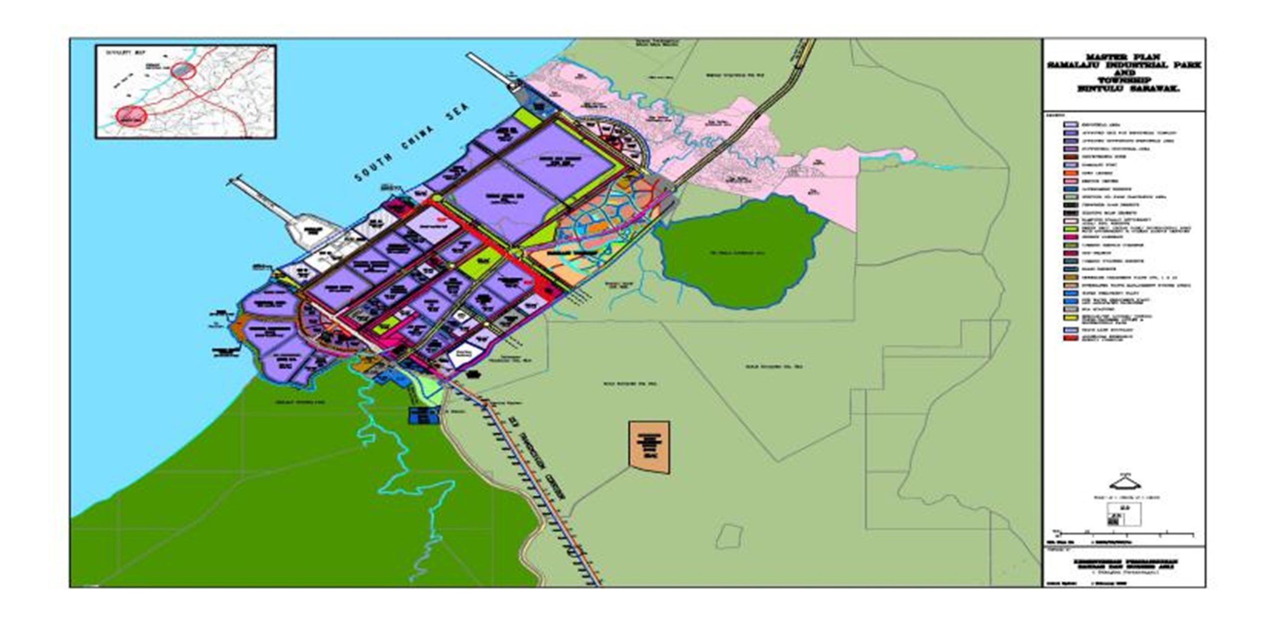 Samalaju Industrial Park Master Plan, Bintulu